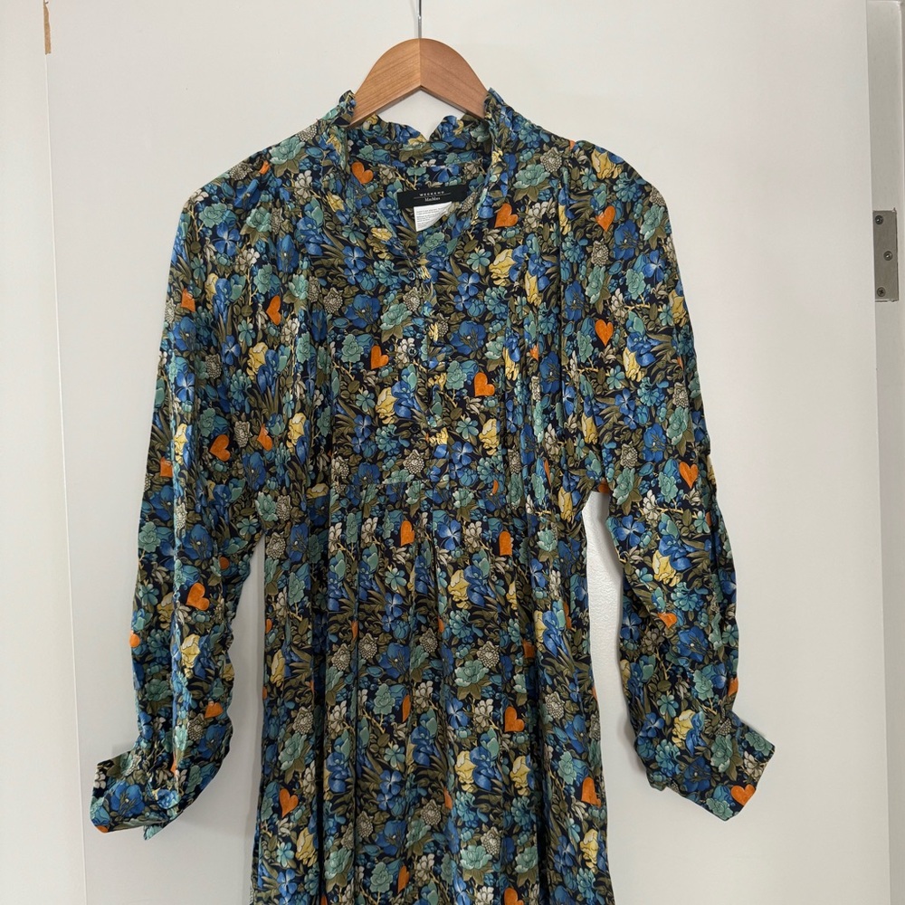 Weekend MaxMara floral maxi dress sz Small